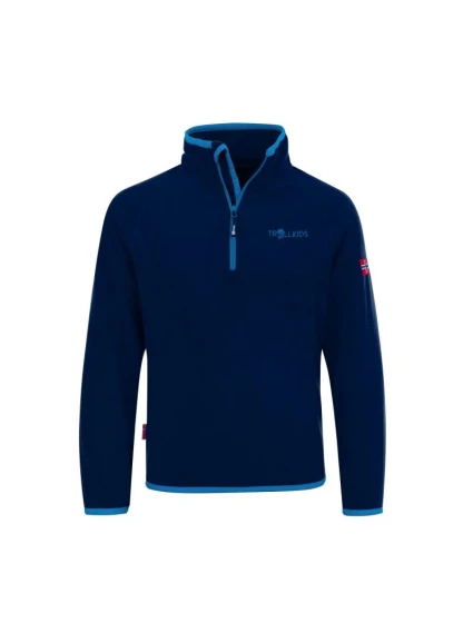 Trollkids Dětská mikina Nordland Half Zip Jr 707-110