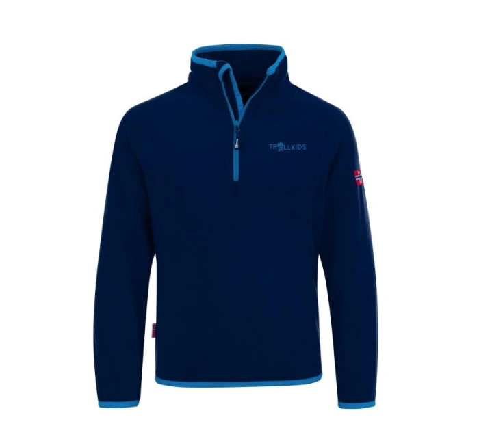 Trollkids Dětská mikina Nordland Half Zip Jr 707-110