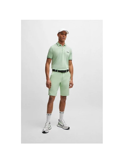 Pánské polo tričko  Pro Open Green regular fit zelené model 21350268 - Boss