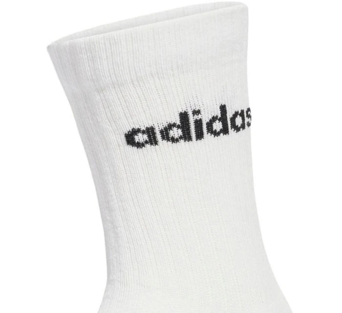 Adidas Linear Crew ponožky tlumené 6 párů JL6096