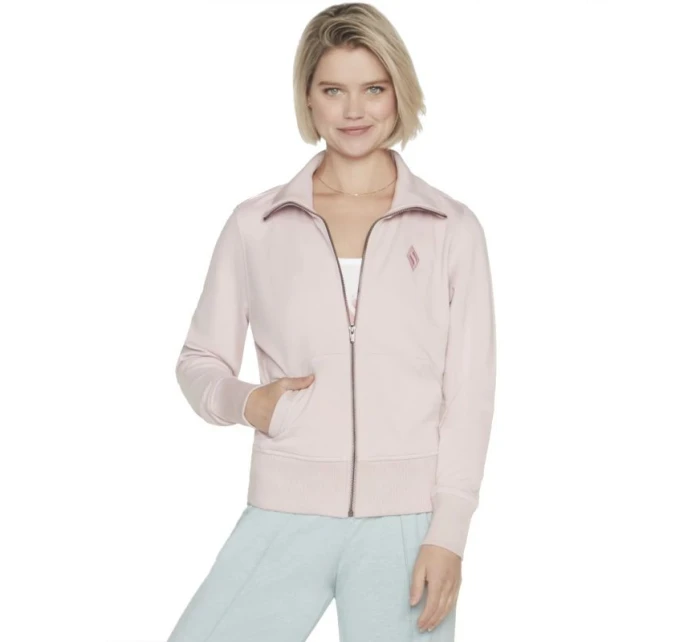 Skechers The Hoodless Hoodie Diamond Jacket W3JA262-LPK Pink L Skechers The Hoodless Hoodie Diamond Jacket W3JA262-LPK Pink L