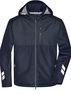 Daiber JN 1815 Pracovní hardshellová polstrovaná bunda 02.1815 navy/carbon
