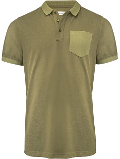 James Harvest Pinedale Polo Men Pánské piqué polo z těžké bavlny "Two-Tone" 62.5040 moss green