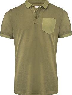 James Harvest Pinedale Polo Men Pánské piqué polo z těžké bavlny "Two-Tone" 62.5040 moss green