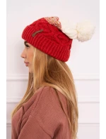 Fleecová čepice Alice model 18750261 - K-Fashion Fleecová čepice Alice model 18750261 - K-Fashion