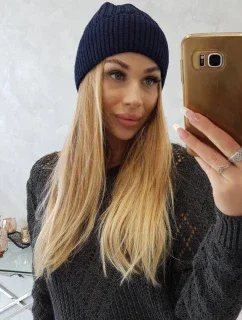 Tenká čepice Malwina K250 navy blue