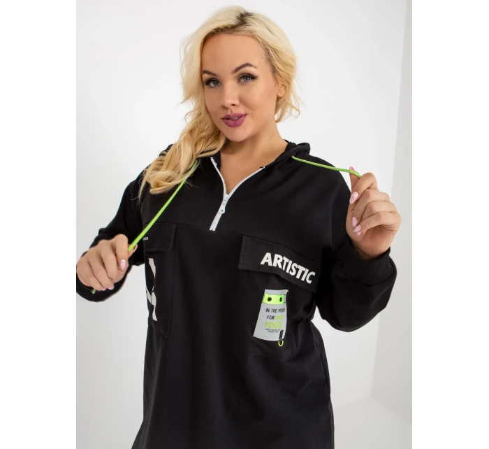 Mikina RV BL model 18372306 černá - FPrice Mikina RV BL model 18372306 černá - FPrice