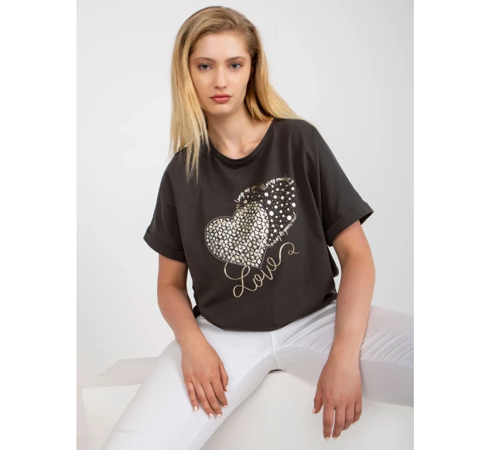 Tričko RV TS 7660.88P tmavá khaki