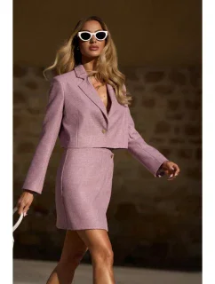 M854 Mini sukně - marsala