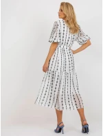 Dámské šaty LK SK  Bílá s černou Lakerta model 21219945 - FPrice