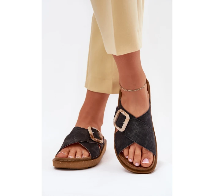 Pantofle model 215683 Step in style Pantofle model 215683 Step in style