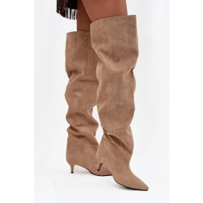 Kozačky na podpatku model 219136 Step in style Kozačky na podpatku model 219136 Step in style