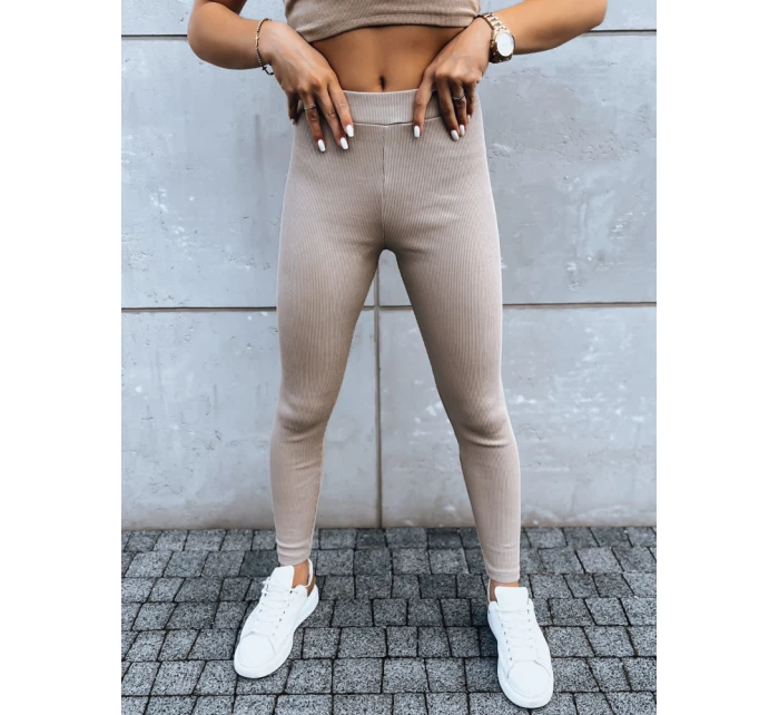 Dámské legíny OLIVE béžové Dstreet model 21970732 - FashionStreet Dámské legíny OLIVE béžové Dstreet model 21970732 - FashionStreet