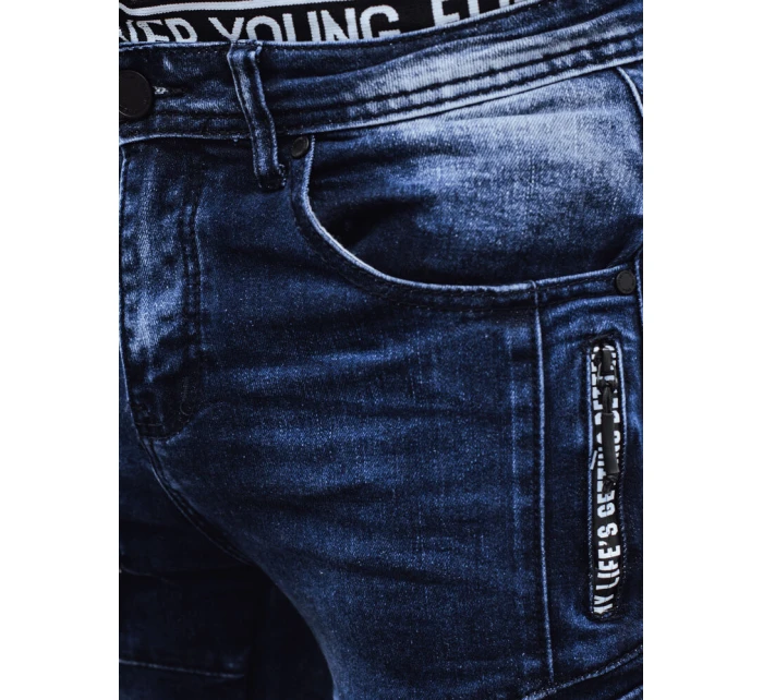 Pánské džínové bojové kalhoty modré Dstreet model 21976786 - FashionStreet