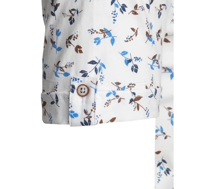 FashionStreet pánská bílá košile s krátkým rukávem KX1040