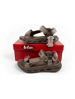 Lee Cooper pánské boty na suchý zip sandály na letní pláž světle zelené