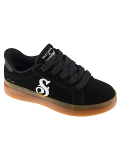 Tenisky Skechers Slip-Ins Suede Snoop Cupsole 186100-BKW, černé, velikost 36