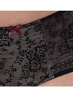 Fleur vyšší kalhotky 1355 black - RosaFaia