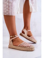 Dámské espadrilky se sponou Nude model 21580094 - Boto