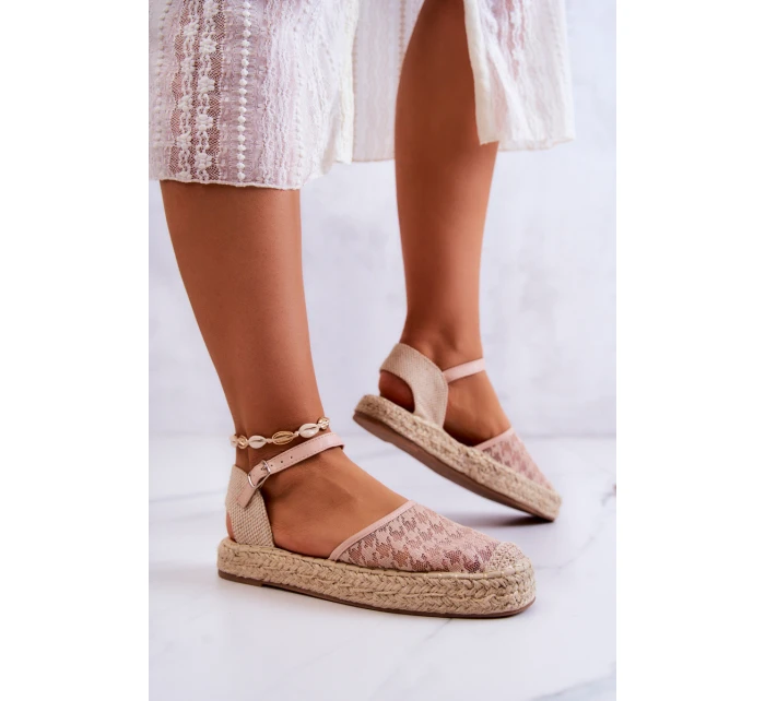 Dámské espadrilky se sponou Nude model 21580094 - Boto