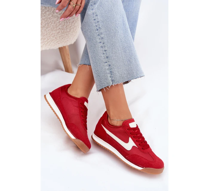 Dámské Sportovní Boty Tenisky Červené Zerina