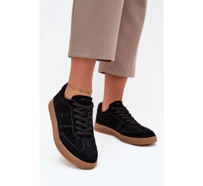 Dámské Semišové Tenisky Big Star model 21705765 HIPOLY SYSTEM Černé - Big Star Shoes Dámské Semišové Tenisky Big Star model 21705765 HIPOLY SYSTEM Černé - Big Star Shoes