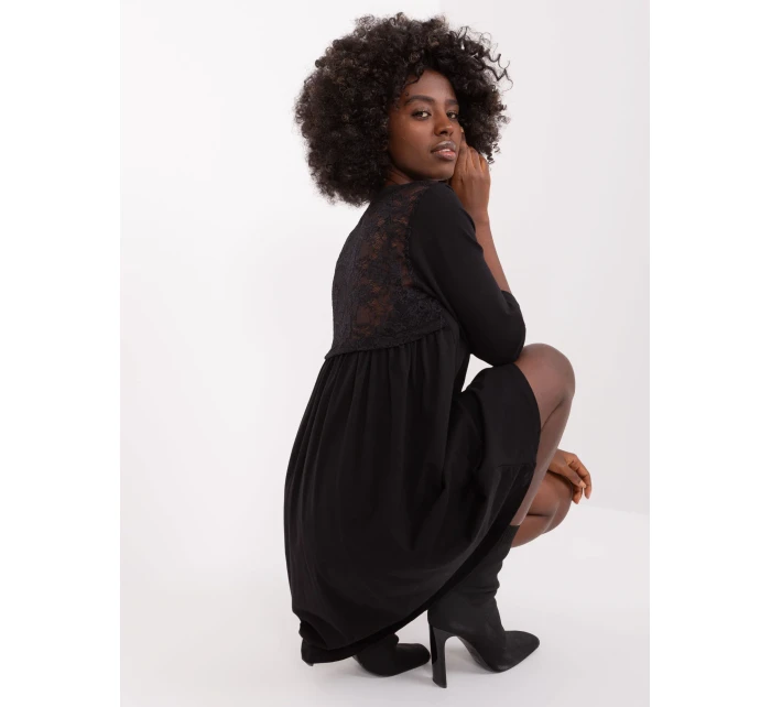 Šaty RV SK model 16328028 černá - FPrice Šaty RV SK model 16328028 černá - FPrice