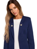 Frakční plášť M665  tmavě modrý - Moe