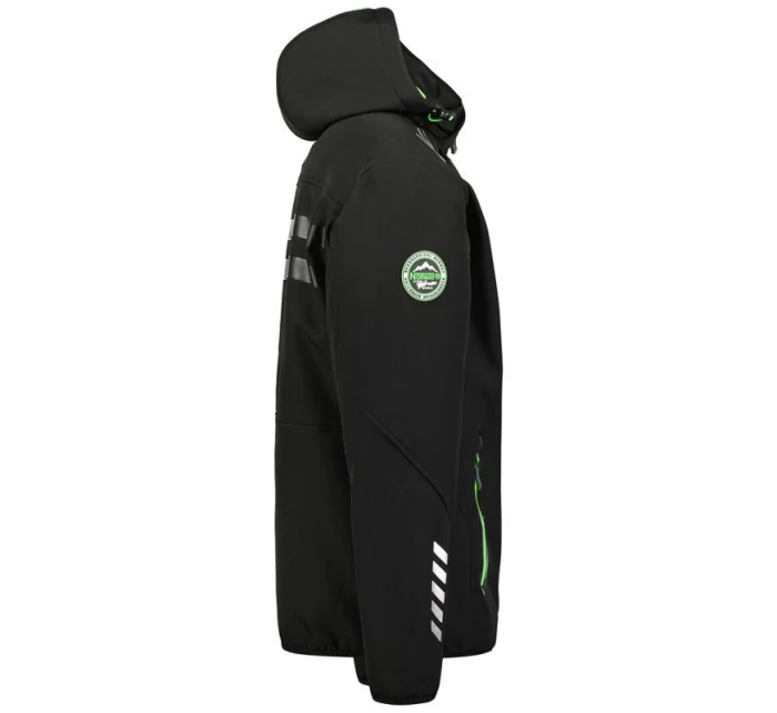 Pánská softshellová bunda WY8026H/GN černo-zelená  - Geographical Norway