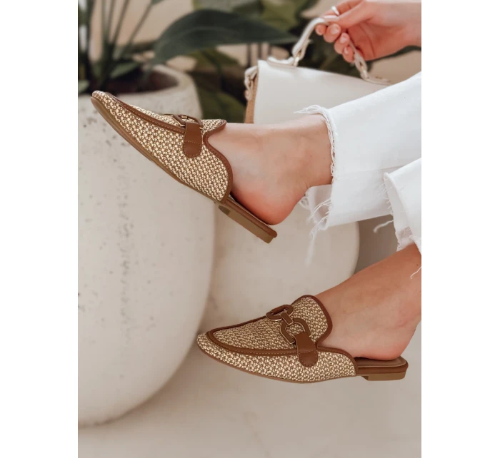 camel dámské žabky Dstreet model 21987003 - FashionStreet