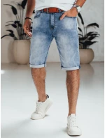 Pánské modré džínové šortky s páskem Dstreet model 21989939 - FashionStreet