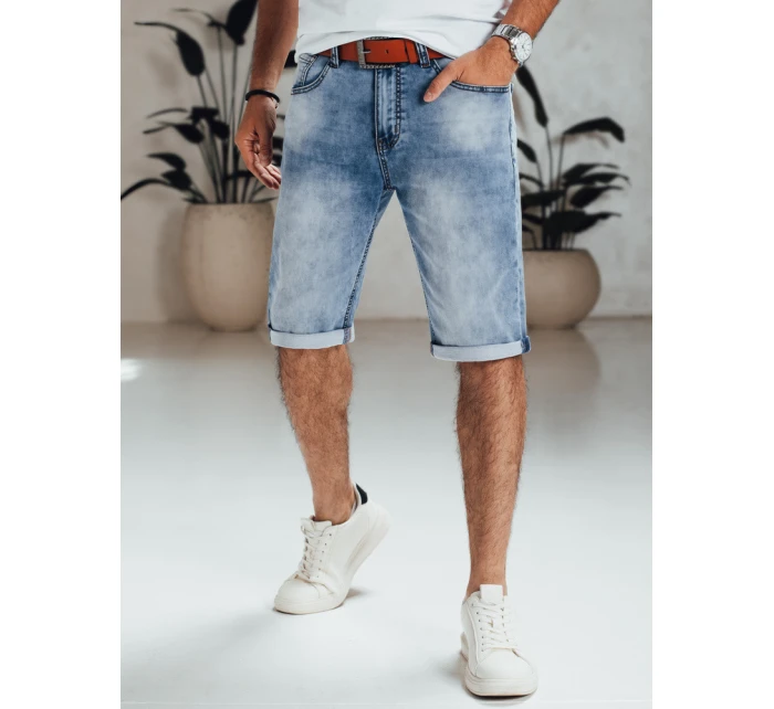 Pánské modré džínové šortky s páskem Dstreet model 21989939 - FashionStreet