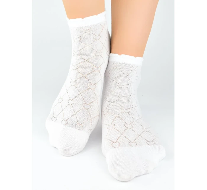 Noviti Ponožky SB119 Jacquard Hearts dámské 35-42 Noviti Ponožky SB119 Jacquard Hearts dámské 35-42