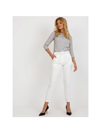 Ecru klasické látkové kalhoty Giulia s ke model 21349884 - ITALY MODA Ecru klasické látkové kalhoty Giulia s ke model 21349884 - ITALY MODA