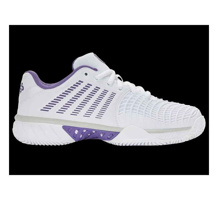 Tenisky K-swiss EXPRESS LIGHT 3 HB WHITE/PURPLE HAZE/LUNAR ROCK-M (98563-160-M)
