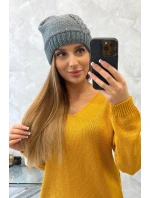 Dámská čepice Amira K359 tmavě šedá Dámská čepice Amira K359 tmavě šedá