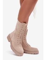 Dámské workery zateplené béžové Marvielle Dámské workery zateplené béžové Marvielle