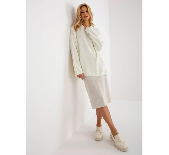 Dámský svetr LC SW  ecru  model 18132755 - FPrice