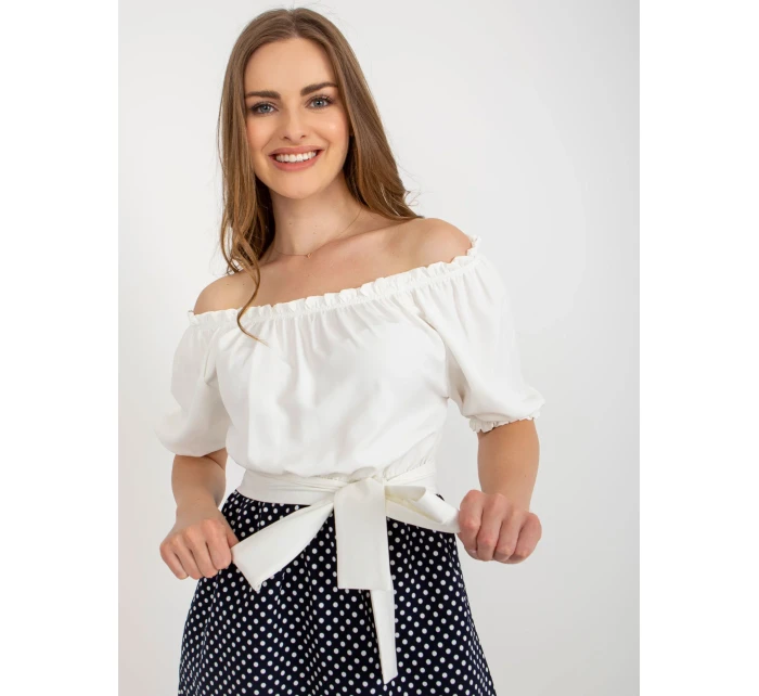 Sukienka LK SK model 18605466 ecru - FPrice Sukienka LK SK model 18605466 ecru - FPrice