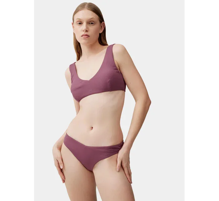 Horní díl plavek 4FSS23UBKTF024-53S tmavě růžový - 4F Horní díl plavek 4FSS23UBKTF024-53S tmavě růžový - 4F