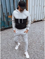 Pánská šedočerná tepláková souprava Dstreet AX0777