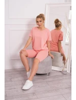 Komplet top+legginsy morelowa