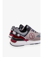 Pánská šněrovací sportovní obuv šedá a černá Stephen Pánská šněrovací sportovní obuv šedá a černá Stephen