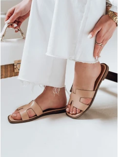 Dámské žabky CLASSROT notchback beige FashionStreet ZY0883