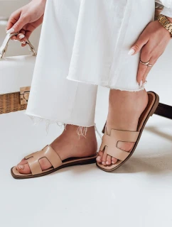 Dámské žabky CLASSROT notchback beige FashionStreet ZY0883