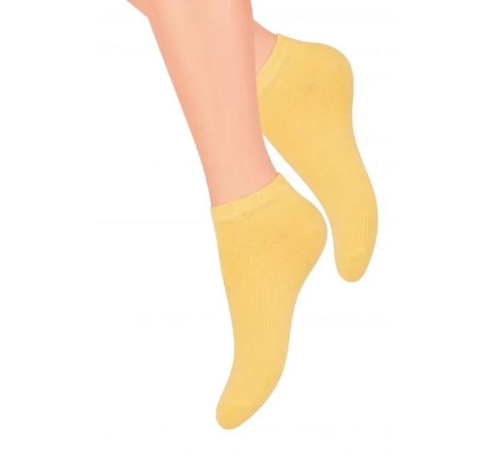 Hladké dámské ponožky Steven art.052