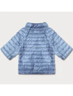 Světle oboustranná dámská plus size bunda se 3/4 rukávy model 21073862 - MINORITY