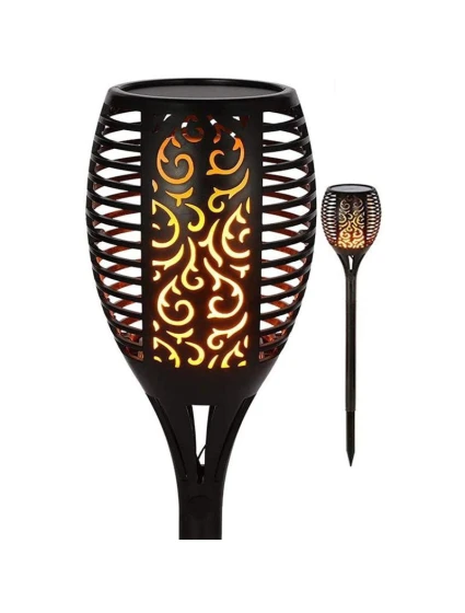 SOLÁRNÍ SVÍTILNA TANČÍCÍ PLAMENY 12X12X78CM 36 LED XXXL SOLÁRNÍ SVÍTILNA TANČÍCÍ PLAMENY 12X12X78CM 36 LED XXXL