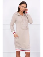 Béžové šaty Brooklyn Béžové šaty Brooklyn