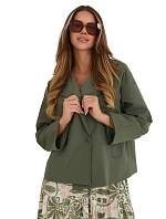IT KR FL8897KSM.00 khaki kabát